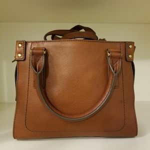 fossil claire satchel